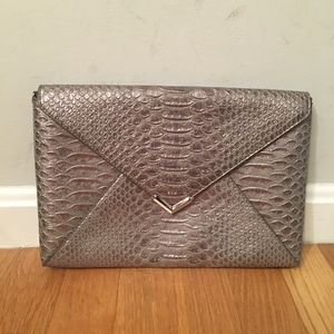 Stella & Dot City Slim Clutch - Metallic